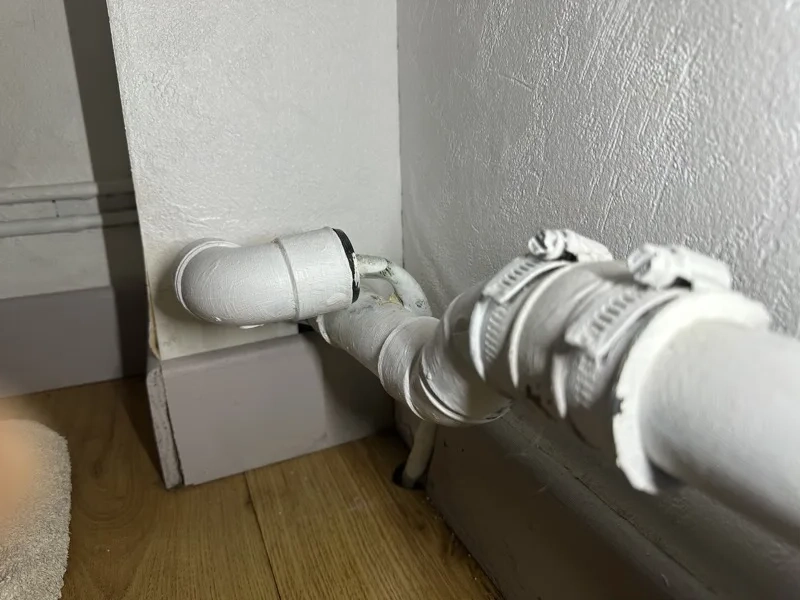 Tuyauterie cuivre avant reprise — Quéven