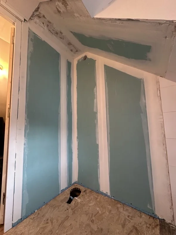 Douche avant rénovation — Guidel